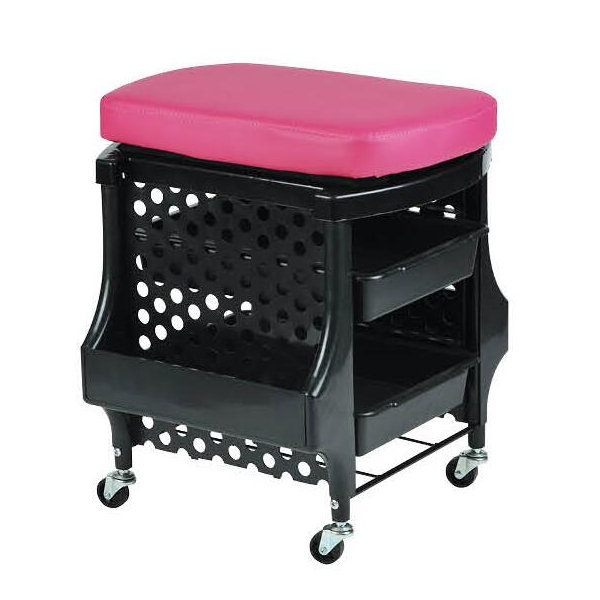 Portable manicure station pedicure stool nail trolley salon chair ...